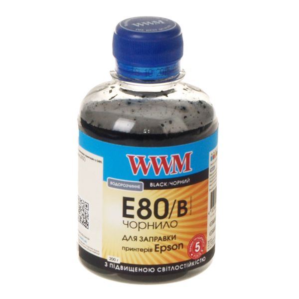 Чорнило WWM EPSON L800 (Black) (E80/B) 200 г