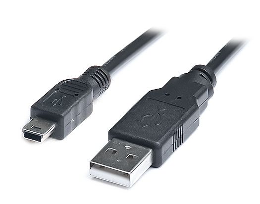 Кабель REAL-EL USB2.0 AM-mini B 1.8M чорний