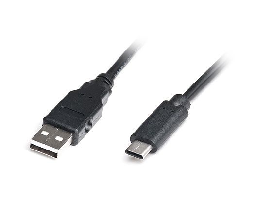 Кабель REAL-EL USB2.0 AM-Type C 1m, чорний