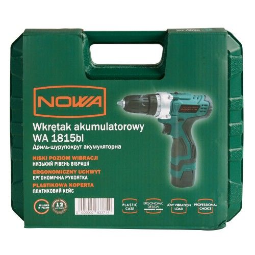 Шурупокрут акумуляторний NOWA WA1815bl