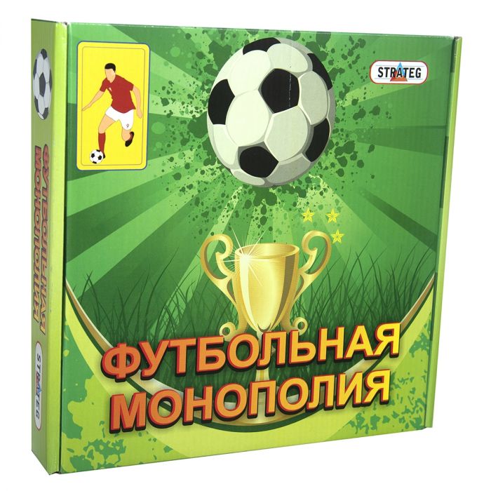 Настільна гра Strateg Футбольна монополія українською мовою (00716)