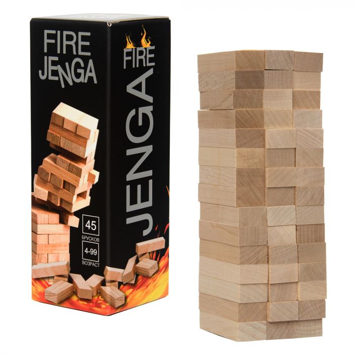 Настольная игра Strateg Fire Jenga дженга (30963)