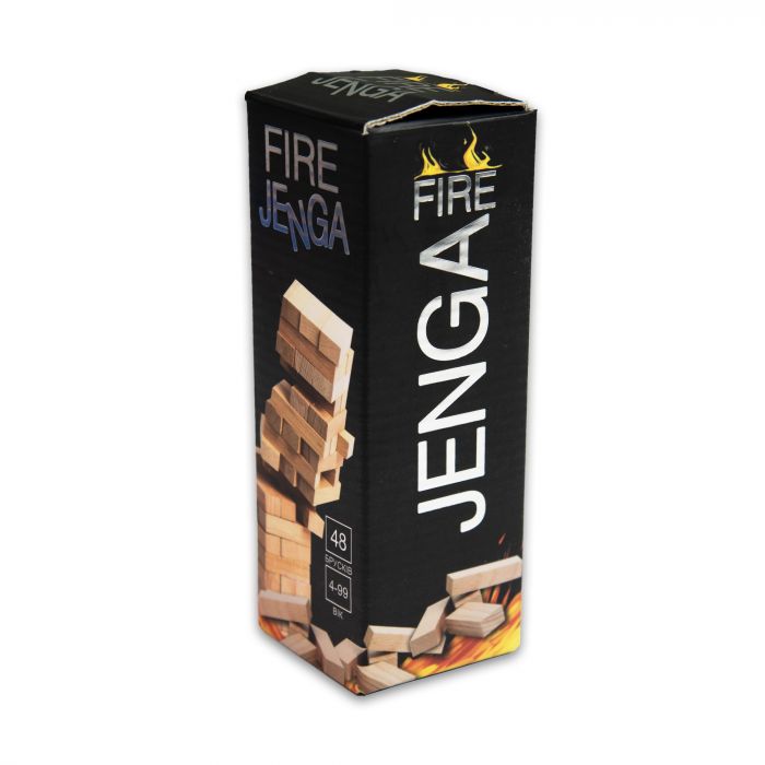 Настільна гра Strateg Дженга &amp;quot;Fire Jenga&amp;quot; 48 брусків (30848)