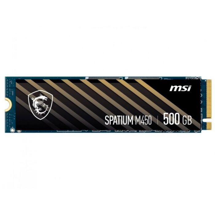 Накопичувач SSD  500GB MSI Spatium M450 M.2 2280 PCIe 4.0 x4 NVMe 3D NAND TLC (S78-440K220-P83)