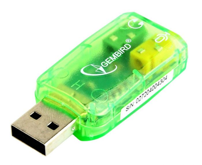 Звукова карта Gembird SC-USB-01 Green