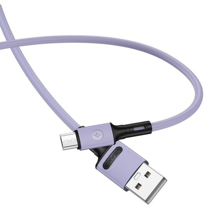 Кабель Usams US-SJ435 USB - Micro USB (M/M), 1 м, Purple (SJ435USB04)