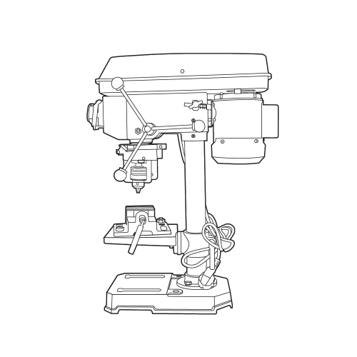 Верстат свердлильний Vitals GU 1655SM