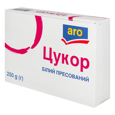 Цукор Aro білий пресований 250г