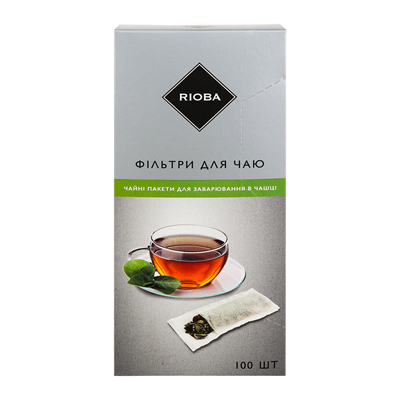 Фільтри для заварювання чаю Rioba 100шт/уп