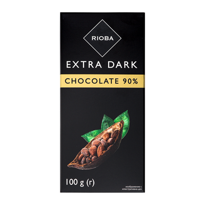 Шоколад Rioba чорний 90% 100г