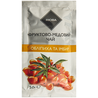 Напій Rioba концентрований чай Обліпиха та імбир 50 г