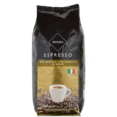 Кава Rioba Espresso натуральна смажена в зернах 3000 г