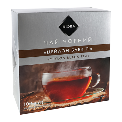 Чай Rioba Ceylon Black Tea чорний цейлонський дрібний 50*2г