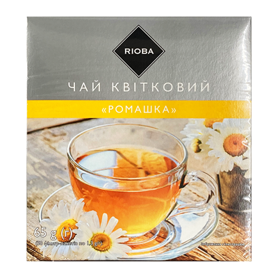 Чай Rioba Ромашка квітковий 50*1.3г/уп