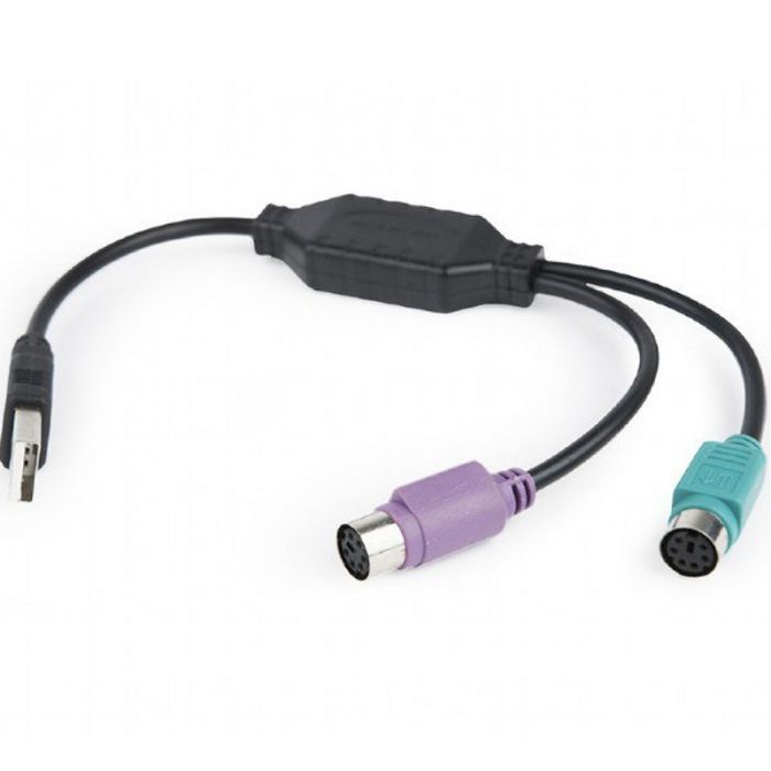 Контролер Cablexpert (UAPS12-BK), USB 1.1/2 x PS/2, 0.3 м, чорний