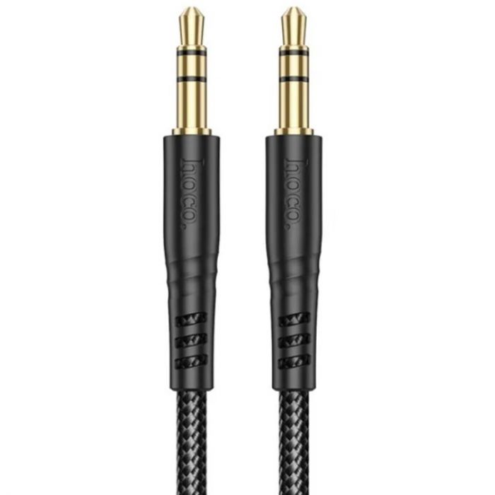 Аудіо-кабель Hoco UPA24 3.5 мм - 3.5 мм (M/M), 1 м, Black (UPA241B)
