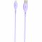 Кабель SkyDolphin S22V Soft Silicone USB - micro USB (M/M), 1 м, Violet (USB-000606)