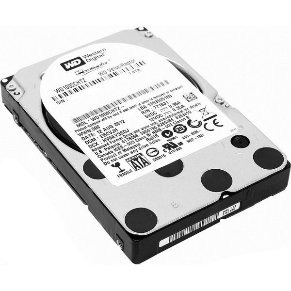 Накопичувач HDD 3.5" SATA 1.0TB WD VelociRaptor 10000rpm 64MB (WD1000CHTZ)