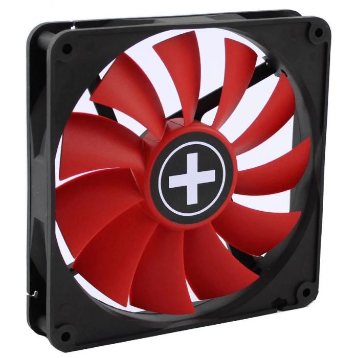 Вентилятор Xilence XPF80.R (XF037), 80х80х25мм, 3-pin+4-pin, Black/Red